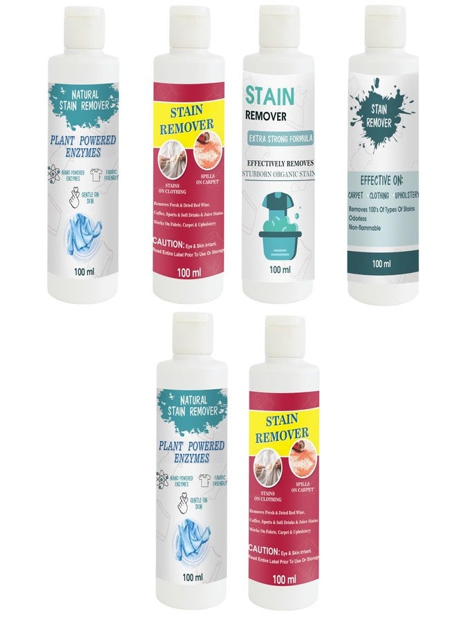 مجموعة مزيل البقع من توفوس: مزيل بقع القميص، الأحمر، الدمية، السماء، ومزيل بقع القميص والأحمر | محلول تنظيف متعدد الأسطح للملابس والأقمشة والمفروشات (100 غرام لكل عبوة) - Image 1